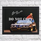 Burt Reynolds Smokey and The Bandit Signed Autographed Photo Poster mo1699 A3 11.7x16.5""