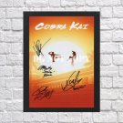 Cobra Kai Cast Signed Autographed Photo Poster 1 mo1697 A3 11.7x16.5""