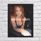 Lindsay Lohan Signed Autographed Photo Poster 4 mo1665 A3 11.7x16.5""