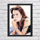 Lindsay Lohan Signed Autographed Photo Poster 1 mo1662 A3 11.7x16.5""
