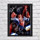 Superman Man Of Steel Henry Cavill Cast Signed Autographed Photo Poster mo1632 A3 11.7x16.5""