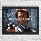 Clint Eastwood Dirty Harry Signed Autographed Photo Poster mo1620 A3 11.7x16.5""