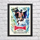 Batman Robin Adam West Burt Ward Signed Autographed Photo Poster mo1619 A3 11.7x16.5""