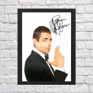 Rowan Atkinson Mr Bean Johnny English Signed Autographed Photo Poster mo1615 A3 11.7x16.5""