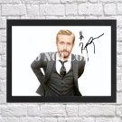 Ryan Gosling Signed Autographed Photo Poster mo1602 A3 11.7x16.5""