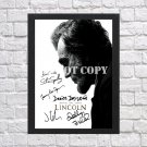 Abraham Lincoln Daniel Day Lewis Cast  Signed Autographed Photo Poster mo1597 A3 11.7x16.5""