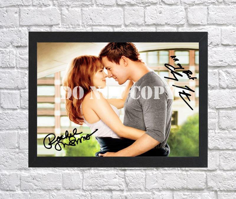 The Vow Rachel McAdams Channing Tatum Signed Autographed Photo Poster mo1590 A3 11.7x16.5""