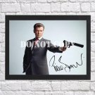 Pierce Brosnan James Bond 007 Pierse Signed Autographed Photo Poster mo1587 A3 11.7x16.5""