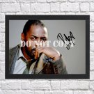 Idris Elba Signed Autographed Photo Poster mo1563 A3 11.7x16.5""