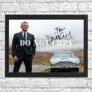 Daniel Craig James Bond Skyfall  007 Signed Autographed Photo Poster mo1560 A3 11.7x16.5""