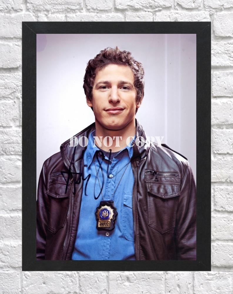 Andy Samberg Brooklyn Nine-Nine Signed Autographed Photo Poster 1 tv1118 A3 11.7x16.5""