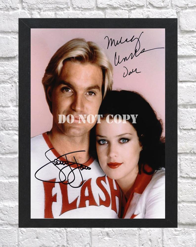 Sam J Jones Melody Anderson Flash Gordon Signed Autographed Photo Poster tv1085 A3 11.7x16.5""