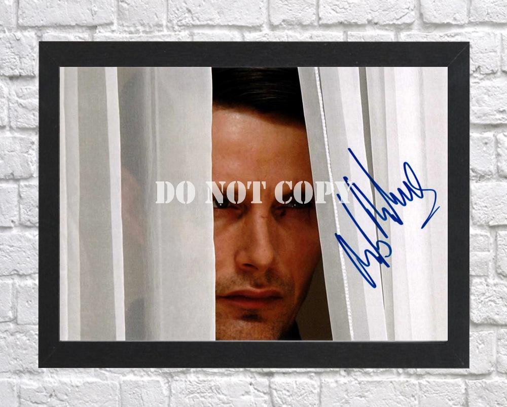 Mads Mikkelsen Signed Autographed Photo Poster tv1076 A3 11.7x16.5""