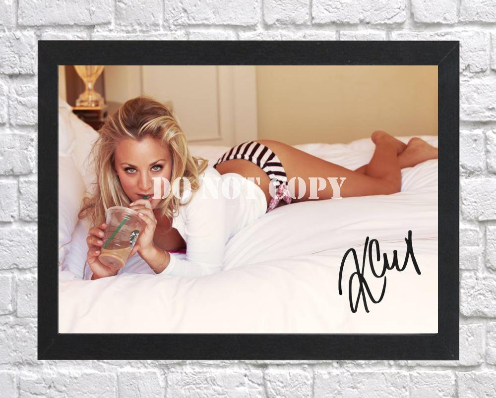 Kaley Cuoco The Big Bang Theory Signed Autographed Photo Poster 4 tv1060 A3 11.7x16.5""