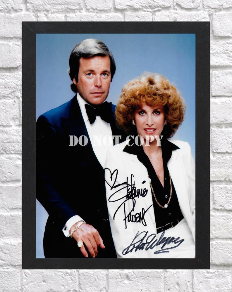 Hart To Hart Robert Wagner Stefani Powers Signed Autographed Photo Poster 2 tv1044 A3 11.7x16.5""