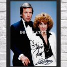 Hart To Hart Robert Wagner Stefani Powers Signed Autographed Photo Poster 2 tv1044 A3 11.7x16.5""