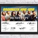 Brooklyn Nine-Nine Cast Signed Autographed Photo Poster 1 tv1018 A3 11.7x16.5""