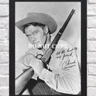 Chuck Connors Signed Autographed Photo Poster tv992 A3 11.7x16.5""