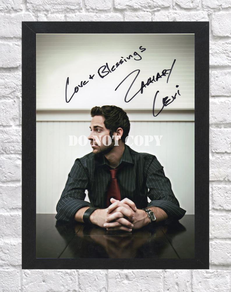 Zachary Levi Signed Autographed Photo Poster tv976 A3 11.7x16.5""