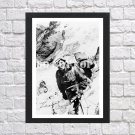 Tenzing Norgay with Edmund Hillary first summit of Mount Everest 1953 Autographed Signed Print Photo