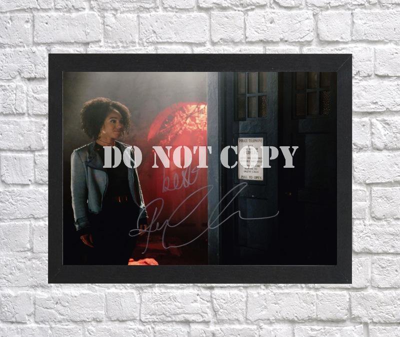 Doctor Dr Who Paul McGann Autographed Signed Print Photo Poster 2 mo1483 A3 11.7x16.5""