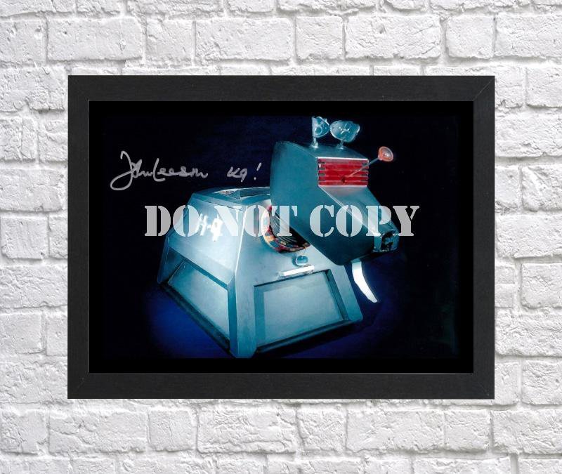 Doctor Dr Who John Leeson Autographed Signed Print Photo Poster 3 mo1469 A3 11.7x16.5""
