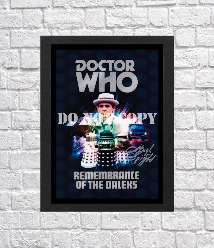 Doctor Dr Who Hugh Spight Autographed Signed Print Photo Poster mo1466 A3 11.7x16.5""
