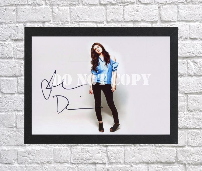 Alexandra Daddario Autographed Signed Print Photo Poster mo1428 A3 11.7x16.5""