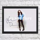 Alexandra Daddario Autographed Signed Print Photo Poster mo1428 A3 11.7x16.5""