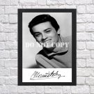 Alain Delon Autographed Signed Print Photo Poster mo1427 A3 11.7x16.5""