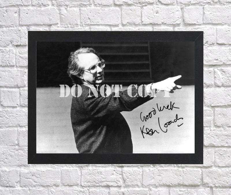 Ken Loach Filmmaker Autographed Signed Print Photo Poster mo1420 A3 11.7x16.5""