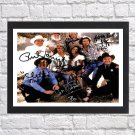 The Dukes Of Hazzard Cast Autographed Signed Photo Poster mo1329 A3 11.7x16.5""