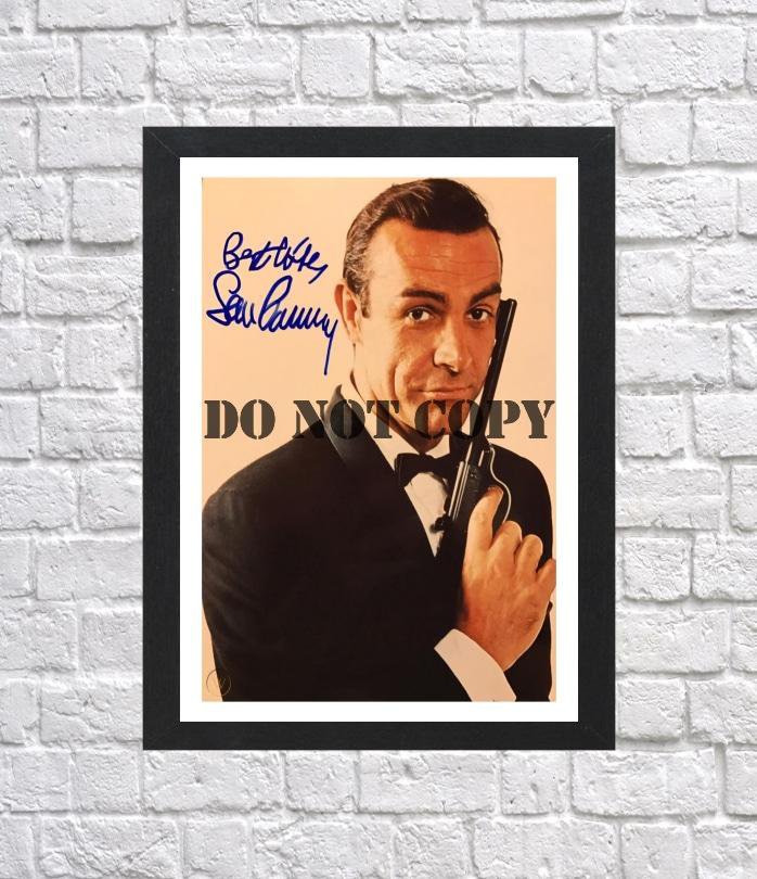 Sean Connery Autographed Signed Photo Poster 4 mo1293 A3 11.7x16.5""