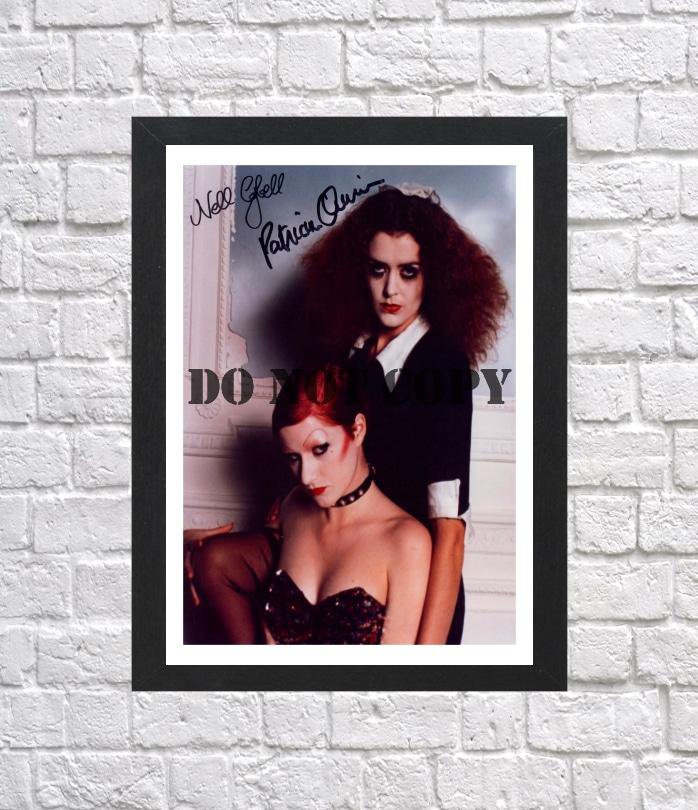 Patricia Quinn Nell Campbell The Rocky Horror Autographed Signed Photo Poster 2 mo1277 A3 11.7x16.5"