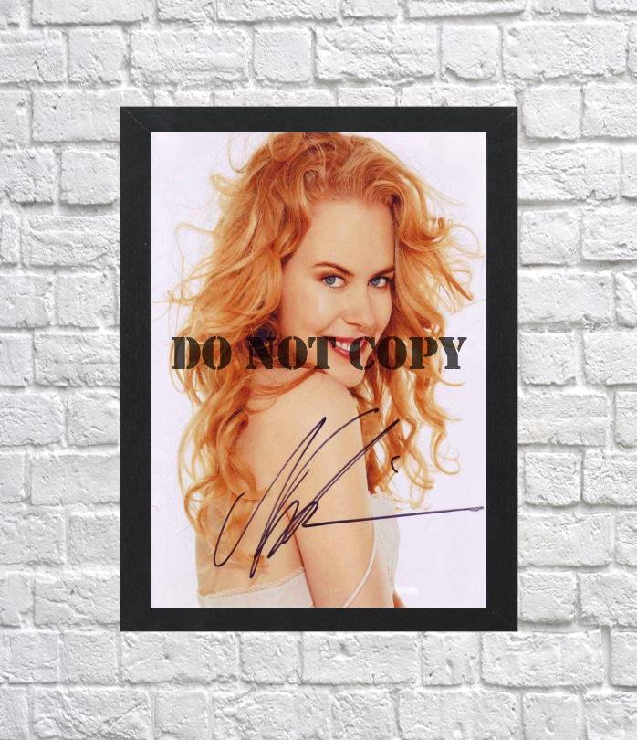 Nicole Kidman Autographed Signed Photo Poster mo1237 A3 11.7x16.5""