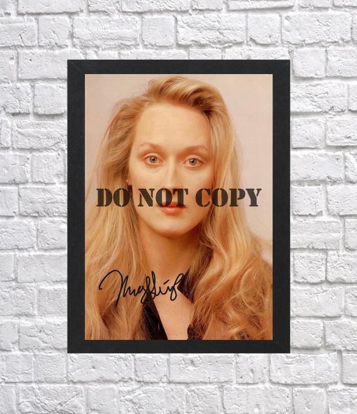 Meryl Streep Autographed Signed Photo Poster 7 mo1214 A3 11.7x16.5""