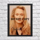 Meryl Streep Autographed Signed Photo Poster 7 mo1214 A3 11.7x16.5""