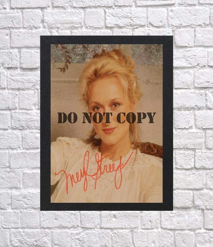 Meryl Streep Autographed Signed Photo Poster 3 mo1209 A3 11.7x16.5""