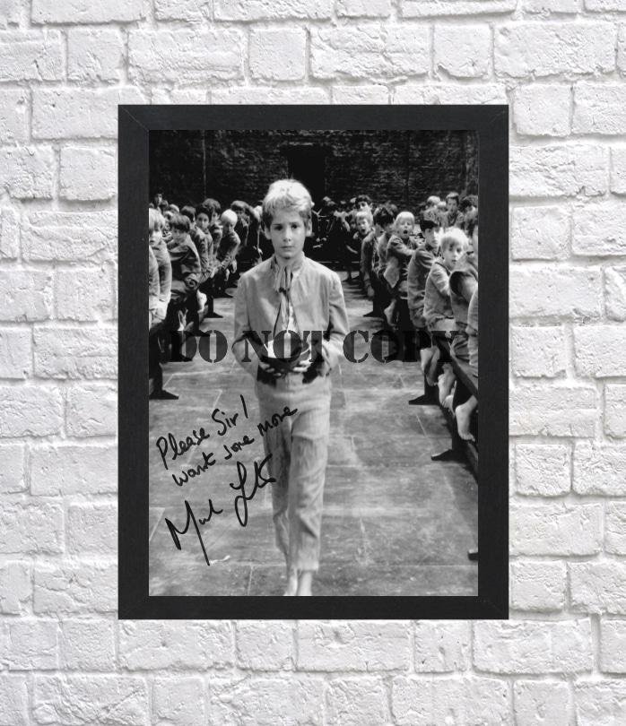Mark Lester Oliver Autographed Signed Photo Poster 1 mo1198 A3 11.7x16.5""