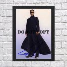 Keanu Reeves The Matrix Autographed Signed Photo Poster 2 mo1170 A3 11.7x16.5""