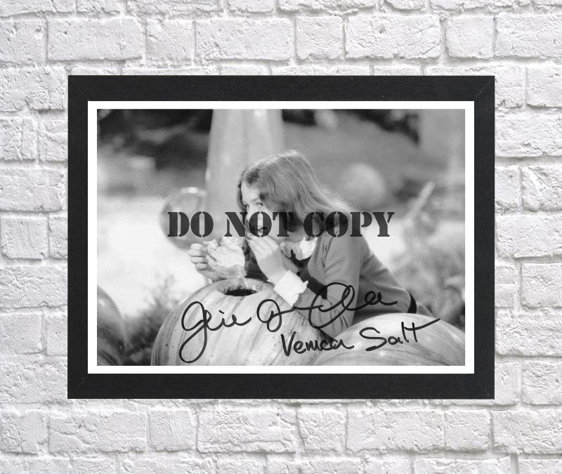 Julie Dawn Cole Willy Wonka Autographed Signed Photo Poster mo1159 A3 11.7x16.5""