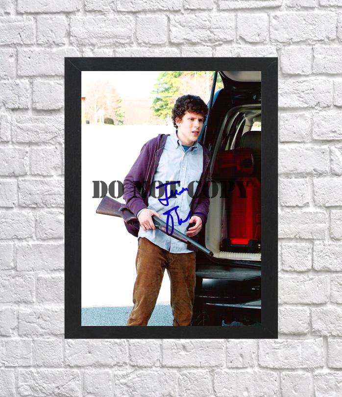Jesse Eisenberg Zombieland Autographed Signed Photo Poster mo1143 A3 11.7x16.5""