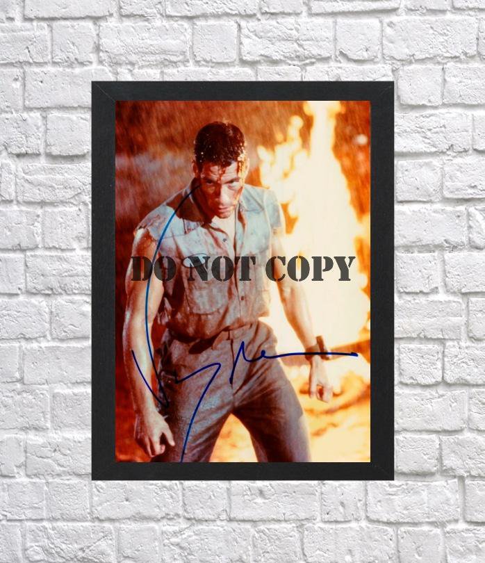Jean Claude Van Damme Autographed Signed Photo Poster 3 mo1126 A3 11.7x16.5""