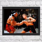 Jean Claude Van Damme Bolo Yeung Chong Li Autographed Signed Photo Poster 1 mo1121 A3 11.7x16.5""