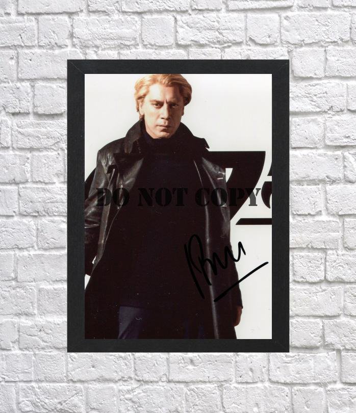 Javier Bardem James Bond Autographed Signed Photo Poster mo1120 A3 11.7x16.5""