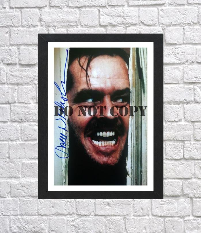 Jack Nicholson The Shining Autographed Signed Photo Poster mo1107 A3 11.7x16.5""