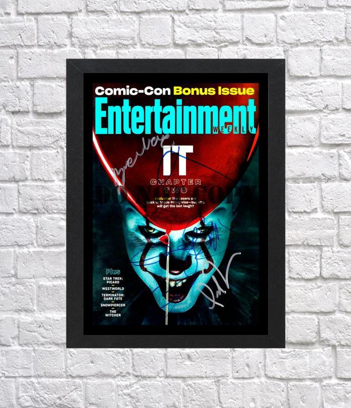 IT Chapter 2 Cast Autographed Signed Photo Poster mo1098 A3 11.7x16.5""