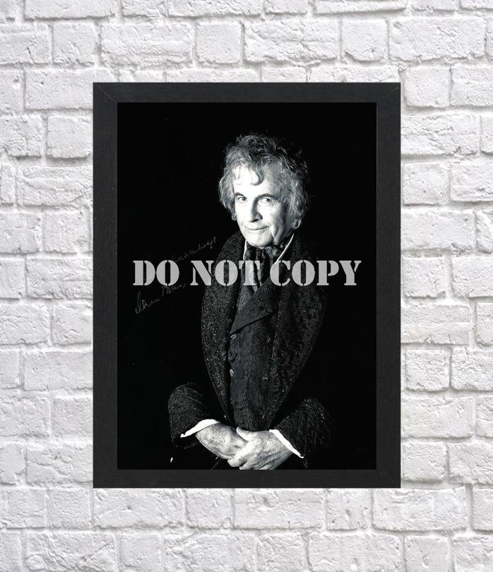 Ian Holm Autographed Signed Photo Poster mo1096 A3 11.7x16.5""