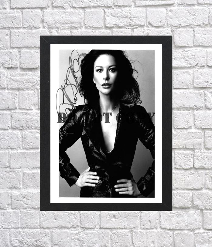 Catherine Zeta-Jones Autographed Signed Print Photo Poster 2 mo1067 A3 11.7x16.5""