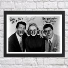 Janet Leigh Jerry Lewis Dean Martin Autographed Signed Print Photo Poster mo1050 A3 11.7x16.5""